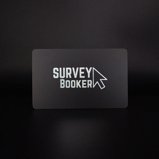 Black Matte PVC | Silver Print | Digital Business Card - Image 6