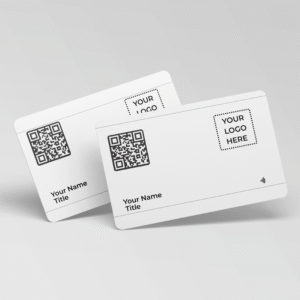 Digital Business Card | White | NFC & QR Code